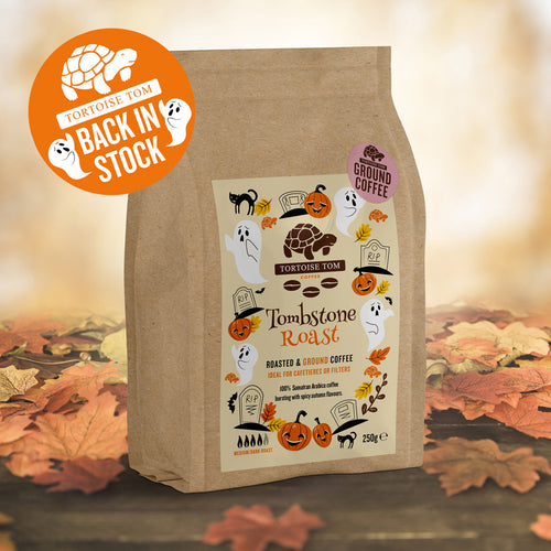 Tortoise Tom Halloween Tombstone Roast Coffee 250g