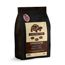 Load image into Gallery viewer, Tortoise Tom Espresso Range - French Roast Coffee 250g