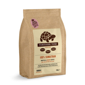 Tortoise Tom 100% Sumatran Ground Coffee 250g