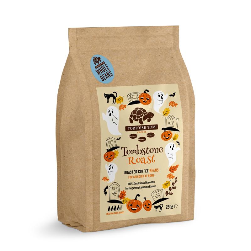 Tortoise Tom Halloween Tombstone Roast Coffee 250g